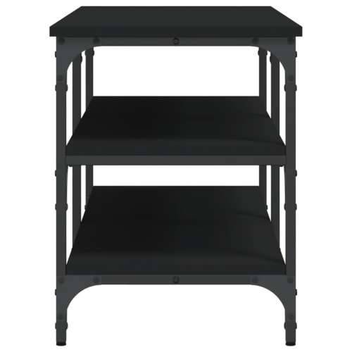 Klupa za cipele crna 100x38,5x49 cm od konstruiranog drva - Crna 100 x 38.5 x 49 cm Cijena