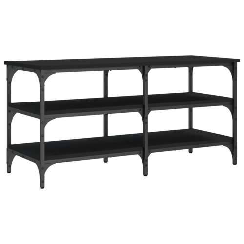 Klupa za cipele crna 100x38,5x49 cm od konstruiranog drva - Crna 100 x 38.5 x 49 cm Cijena