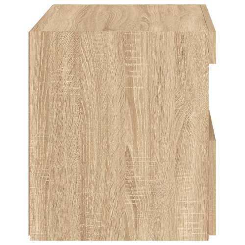 Noćni ormarići s LED svjetlima 2 kom boja hrasta 50x40x45 cm - sonoma hrast 2 Cijena