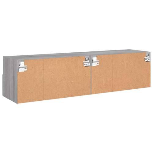 Zidni TV ormarići 2 kom siva boja hrasta 60 x 30 x 30 cm drveni - Sivi hrast sonoma 2 60 cm Cijena