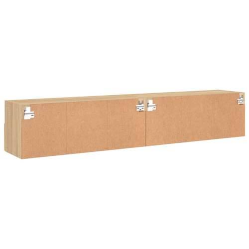 Zidni TV ormarići 2 kom boja hrasta 80 x 30 x 30 cm drveni - sonoma hrast 2 80 cm Cijena