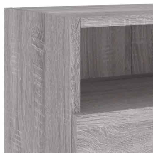 Zidni TV ormarić siva boja hrasta 80x30x30 cm konstruirano drvo - Sivi hrast sonoma 1 80 cm Cijena