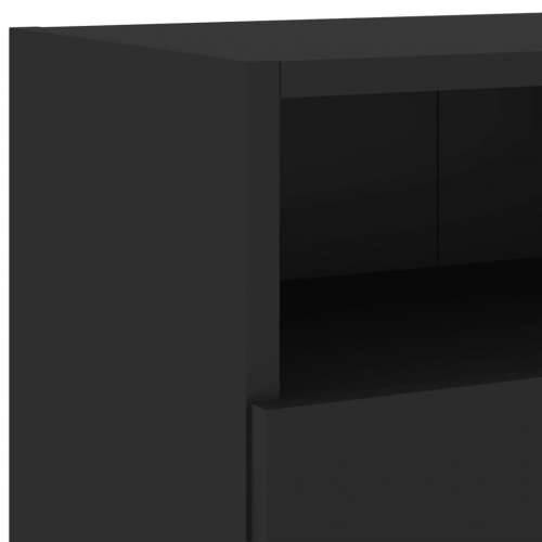 Zidni TV ormarić crni 100 x 30 x 30 cm od konstruiranog drva - Crna 1 100 cm Cijena