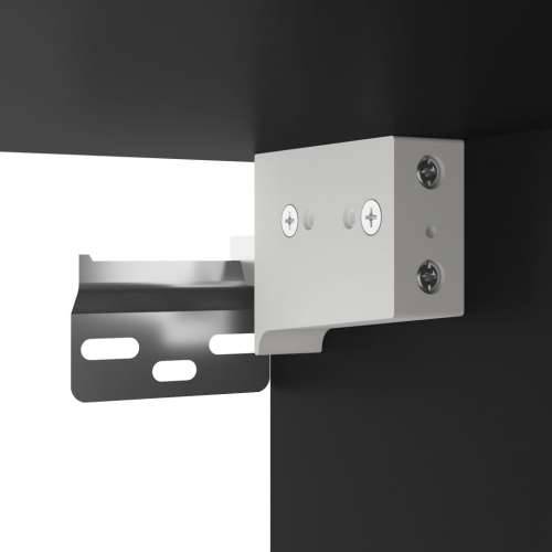 Zidni TV ormarić crni 100 x 30 x 30 cm od konstruiranog drva - Crna 1 100 cm Cijena