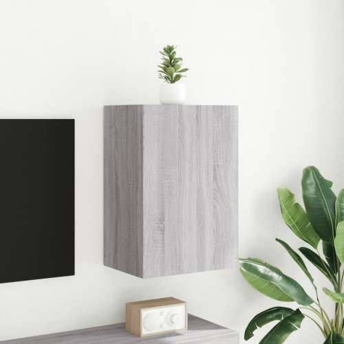 Zidni TV ormarić siva boja hrasta 40,5x30x60 cm drveni - Sivi hrast sonoma 1 60 cm Cijena