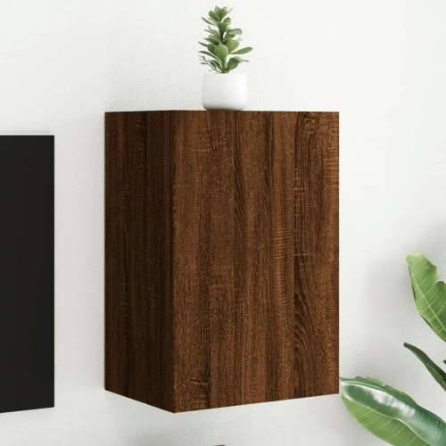 Zidni TV ormarić boja hrasta 40,5x30x60 cm konstruirano drvo - Smeđi hrast 1 60 cm Cijena