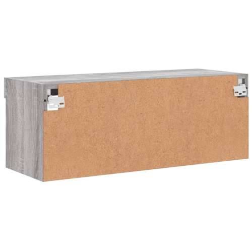 TV ormarić s LED svjetlima boja hrasta 80x30x30 cm - Sivi hrast sonoma 1 80 cm Cijena