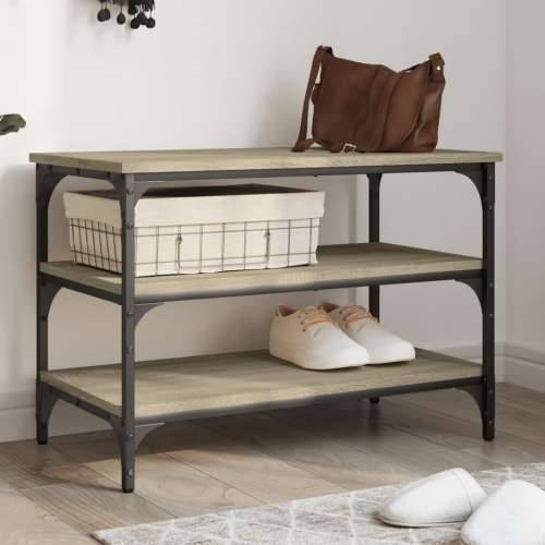 Klupa za cipele boja hrasta 70x38,5x49 cm od konstruiranog drva - sonoma hrast 70 x 38.5 x 49 cm Cijena