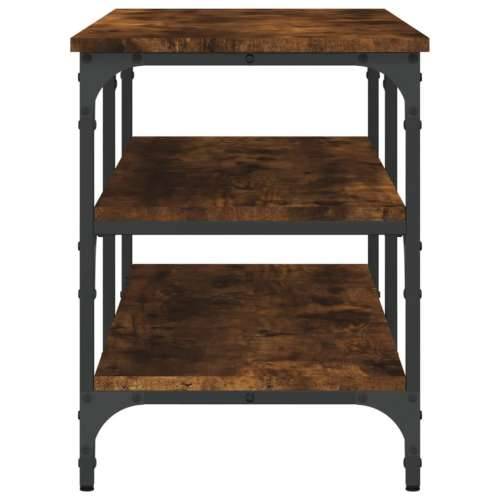 Klupa za cipele boja hrasta 100x38,5x49 cm konstruirano drvo - Dimljeni hrast 100 x 38.5 x 49 cm Cijena
