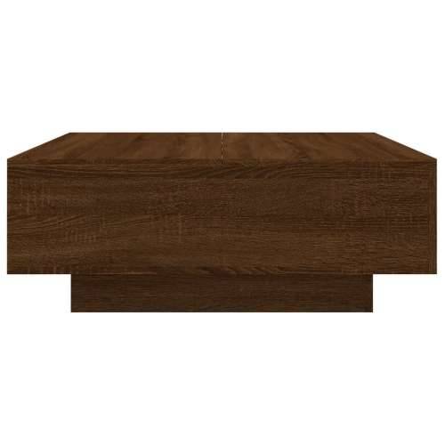 Stolić za kavu s LED svjetlima smeđi hrast 80x80x31 cm - Smeđi hrast 80 x 80 x 31 cm 1 Cijena