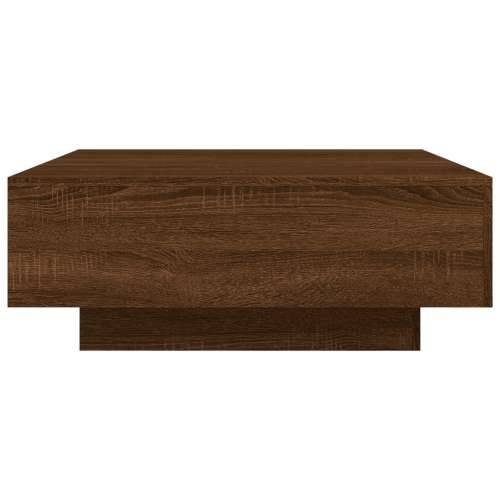 Stolić za kavu s LED svjetlima smeđi hrast 80x80x31 cm - Smeđi hrast 80 x 80 x 31 cm 1 Cijena