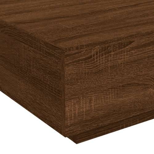 Stolić za kavu s LED svjetlima smeđi hrast 80x80x31 cm - Smeđi hrast 80 x 80 x 31 cm 1 Cijena