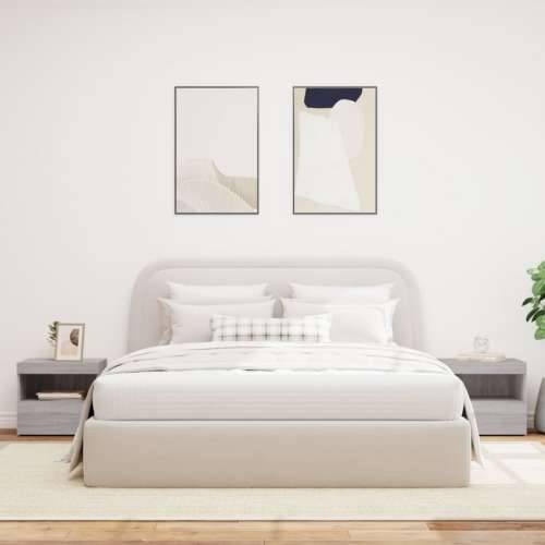 Noćni ormarići s LED svjetlima 2 kom boja hrasta 50x40x45 cm - Sivi hrast sonoma 2 Cijena