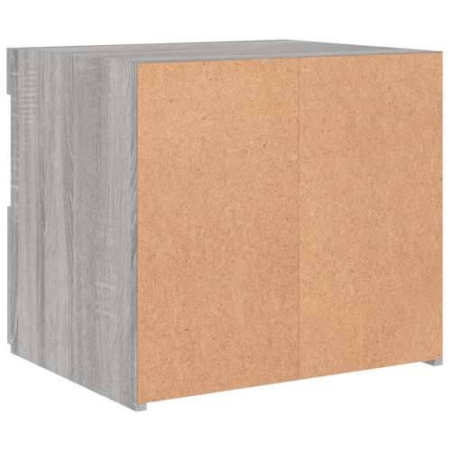 Noćni ormarići s LED svjetlima 2 kom boja hrasta 50x40x45 cm - Sivi hrast sonoma 2 Cijena