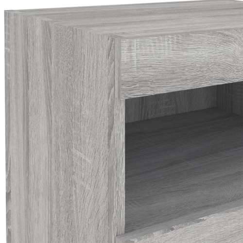Noćni ormarići s LED svjetlima 2 kom boja hrasta 50x40x45 cm - Sivi hrast sonoma 2 Cijena