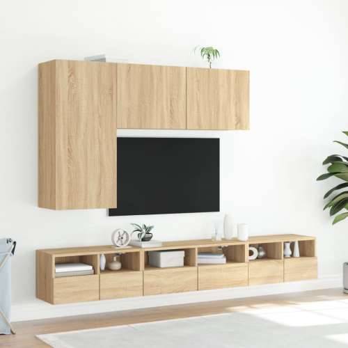 Zidni TV ormarić boja hrasta 60x30x30 cm od konstruiranog drva - sonoma hrast 1 60 cm Cijena