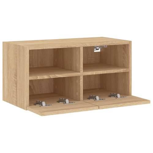 Zidni TV ormarić boja hrasta 60x30x30 cm od konstruiranog drva - sonoma hrast 1 60 cm Cijena