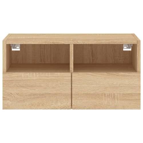 Zidni TV ormarić boja hrasta 60x30x30 cm od konstruiranog drva - sonoma hrast 1 60 cm Cijena
