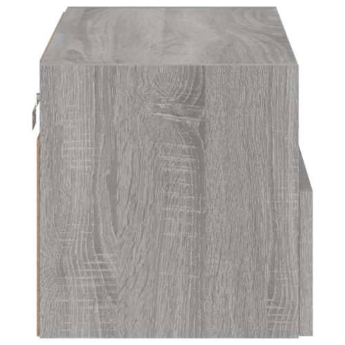 Zidni TV ormarić boja hrasta 60x30x30 cm od konstruiranog drva - Sivi hrast sonoma 1 60 cm Cijena