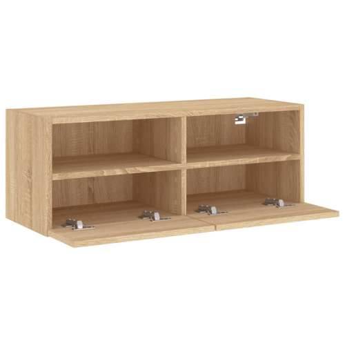 Zidni TV ormarić boja hrasta 80 x 30 x 30 cm konstruirano drvo - sonoma hrast 1 80 cm Cijena