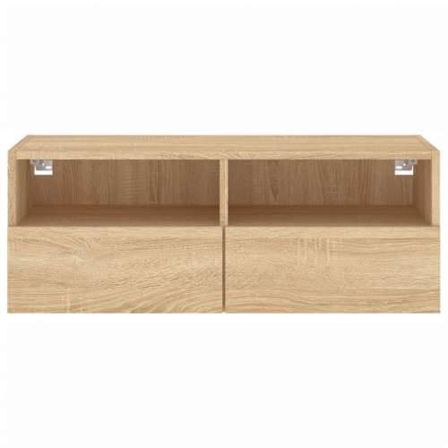 Zidni TV ormarić boja hrasta 80 x 30 x 30 cm konstruirano drvo - sonoma hrast 1 80 cm Cijena