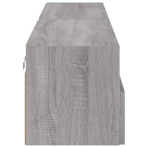 Zidni TV ormarići 2 kom siva boja hrasta 80 x 30 x 30 cm drveni - Sivi hrast sonoma 2 80 cm Cijena