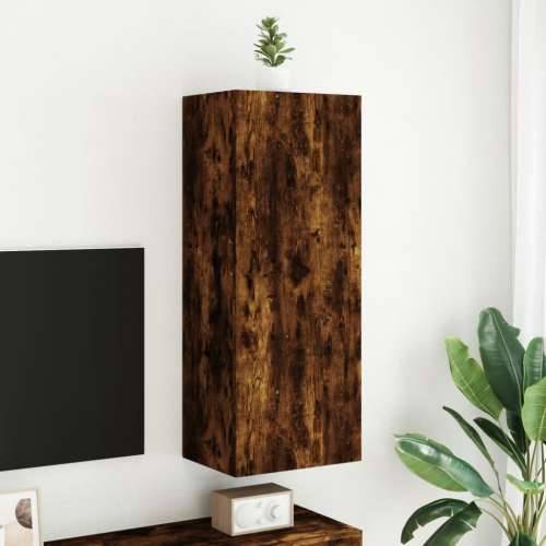 Zidni TV ormarić boja hrasta 40,5x30x102 cm konstruirano drvo - Dimljeni hrast 1 102 cm Cijena