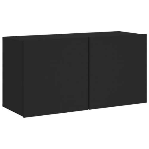 Zidni TV ormarić crni 80x30x41 cm - Crna 1 80 cm Cijena