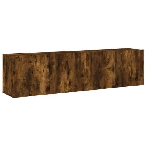 Zidni TV ormarići 2 kom boja dimljenog hrasta 80x30x41 cm - Dimljeni hrast 2 80 cm Cijena