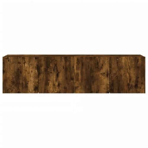 Zidni TV ormarići 2 kom boja dimljenog hrasta 80x30x41 cm - Dimljeni hrast 2 80 cm Cijena