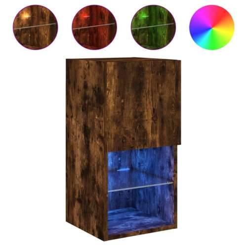 TV ormarići s LED svjetlima 2 kom boja hrasta 30,5x30x60 cm - Dimljeni hrast 2 60 cm 30.5 cm Cijena
