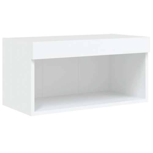 TV ormarić s LED svjetlima bijeli 60 x 30 x 30 cm - Bijela 1 60 cm Cijena