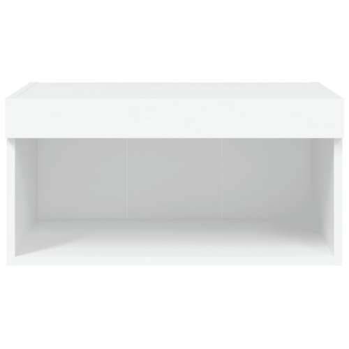 TV ormarić s LED svjetlima bijeli 60 x 30 x 30 cm - Bijela 1 60 cm Cijena