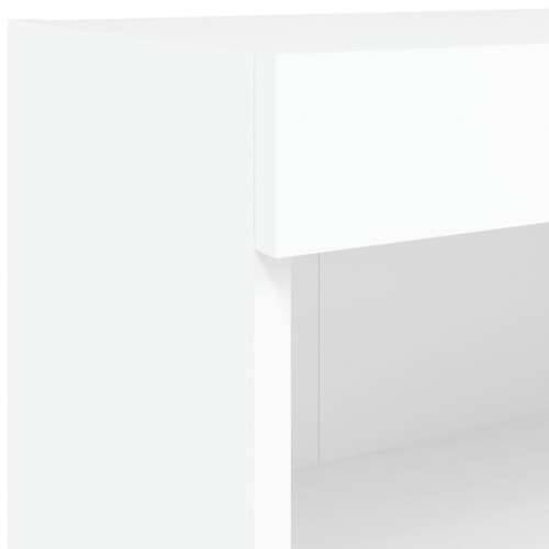 TV ormarić s LED svjetlima bijeli 60 x 30 x 30 cm - Bijela 1 60 cm Cijena