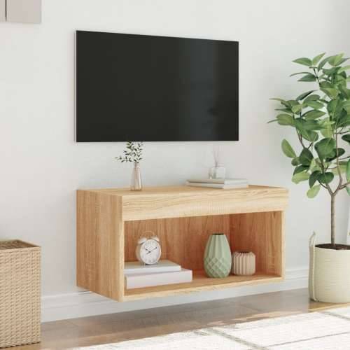 TV ormarić s LED svjetlima boja hrasta sonome 60 x 30 x 30 cm - sonoma hrast 1 60 cm Cijena