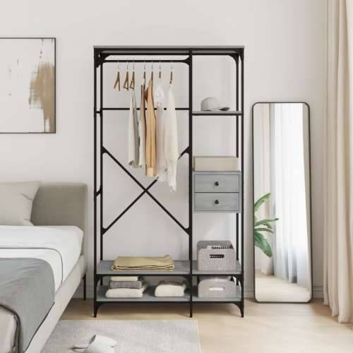Ormar s ladicama sivi hrast 100x40x180 cm konstruirano drvo Sivi hrast sonoma 1 Cijena