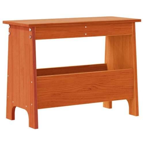Klupa za hodnik voštano smeđa 60x28x45 cm od masivne borovine Smeđa 60 x 28 x 45 cm Cijena