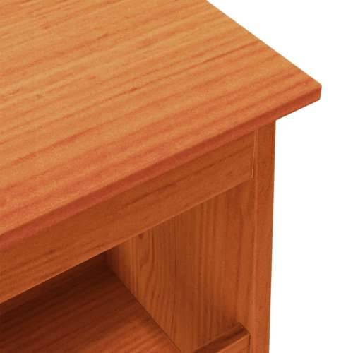 Klupa za hodnik voštano smeđa 60x28x45 cm od masivne borovine Smeđa 60 x 28 x 45 cm Cijena