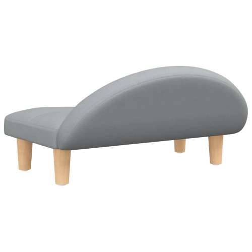 Krevet za pse svjetlosivi 70x52x30 cm od tkanine Svjetlosiva tkanina Cijena