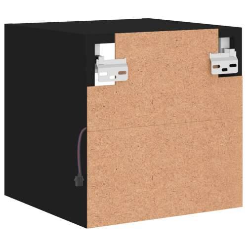 Zidni TV ormarić s LED svjetlima crni 30 x 28,5 x 30 cm - Crna 1 30 cm Cijena