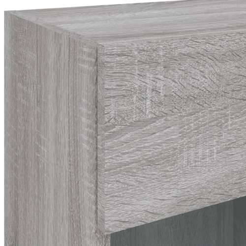 Zidni TV ormarić s LED svjetlima siva boja hrasta 40x30x60,5 cm - Sivi hrast sonoma 1 40 cm Cijena