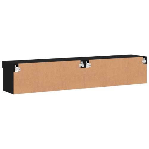 TV ormarići s LED svjetlima 2 kom crni 80x30x30 cm - Crna 2 80 cm Cijena
