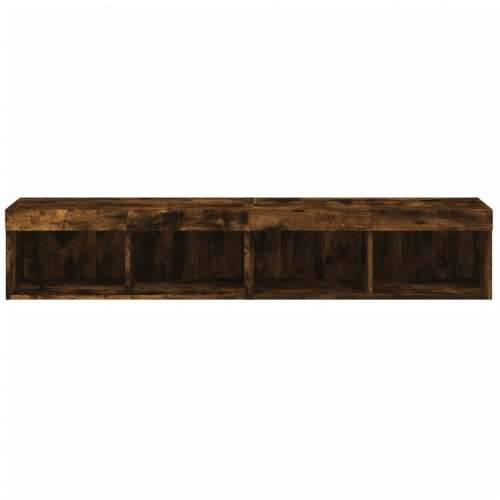 TV ormarići s LED svjetlima 2 kom boja hrasta 80x30x30 cm - Dimljeni hrast 2 80 cm Cijena