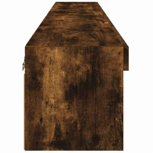 TV ormarići s LED svjetlima 2 kom boja hrasta 80x30x30 cm - Dimljeni hrast 2 80 cm Cijena