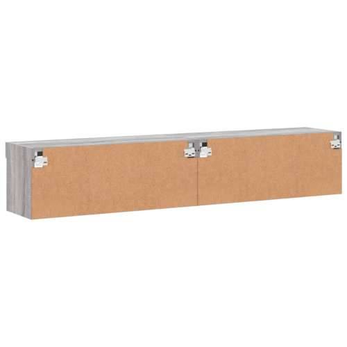 TV ormarići s LED svjetlima 2 kom boja hrasta 80x30x30 cm - Sivi hrast sonoma 2 80 cm Cijena