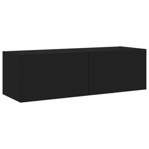 Zidni TV ormarić s LED svjetlima crni 100 x 35 x 31 cm - Crna 100 x 35 x 31 cm 1 Cijena