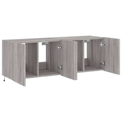 Zidni TV ormarići LED 2 kom siva boja hrasta 60x35x41 cm - Sivi hrast sonoma 60 x 35 x 41 cm 2 Cijena