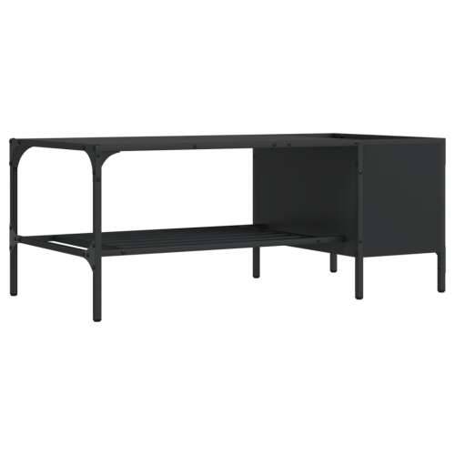Stolić za kavu sa stalkom crni 100x51x40 cm konstruirano drvo - Crna 1 Cijena