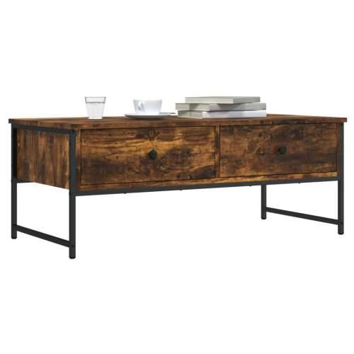 Stolić za kavu boja hrasta 101x49x39,5 cm konstruirano drvo - Dimljeni hrast 1 Cijena