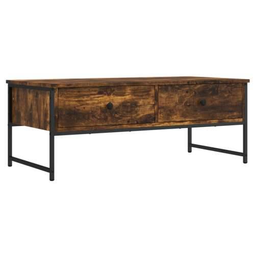 Stolić za kavu boja hrasta 101x49x39,5 cm konstruirano drvo - Dimljeni hrast 1 Cijena